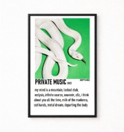 Plakat A4 z ramką DEFTONES "PRIVATE MUSIC" 21x29,7cm