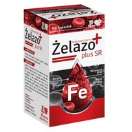 Suplement diety Wegafarm Żelazo Plus SR 60 kapsułek