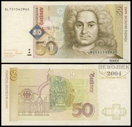 BNA - NIEMCY RFN 50 Marek 1996 DL 1515429 A5 # P45 # VF/XF