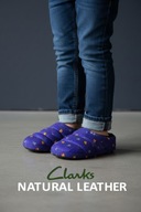 Clarks mięciutkie kapcie granatowe rozm. 28