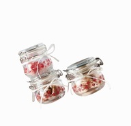 SŁOIK SZKLANY Z POKRYWKĄ IKEA 3 SZT GRZYBKI