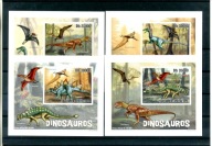 A46518)Dinozaury: Sao Tome 4383 - 4386 Einzelblocks nieperforowac**