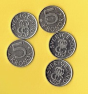 Szwecja 5 KORON 2000 r.