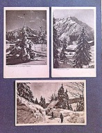 Pozdrowienie z Dolnego Śląska , zestaw 3 pocztówek