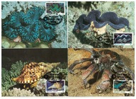 10-MC-GK83- Wyspy Marszala,WWF,1987- Fauna morska-Kraby