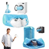 WOREK DO PRANIA Z MIKROFIBRY NA BUTY POKROWIEC DO PRALKI NIEBIESKI TULMERO