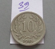 10 HELLER z 1915 roku , Austro-Węgry , GALICJA , ŁADNE