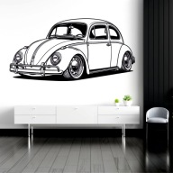 Naklejka na ścianę VW Garbus Beetle 94cm
