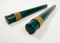 STOOK drewniany wieszak ścienny na rower - zieleń