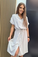 Sukienka mini, jasny beż Italy r. Uni !!!