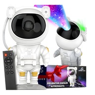 PROJEKTOR GWIAZD ASTRONAUTA LAMPKA NOCNA DLA DZIECI KOSMOS PILOT RZUTNIK
