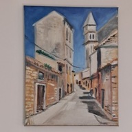 Obraz olejny ręcznie malowany Vodnjan