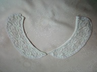 Kołnierzyk dopinany do bluzki, sukienki - z czasów PRL