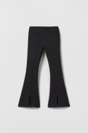 ZARA LEGGINSY O KROJU FLARE Z PRĄŻKOWANEJ DZIANINY