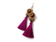 KOLCZYKI SUTASZ biskupie chwost 100% hand made