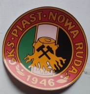 PIAST NOWA RUDA GKS KLUB SPORTOWY PIŁKA NOŻNA NAKLEJKA WLEPKA PRL