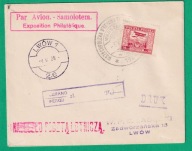 list Lotniczy z Wszechpolskiej Wystawy .... 1928, Fi Nr 60, cena 250,-