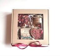 PREZENT DLA BABCI I DZIADKA HERBATKA MIÓD CZEKOLADA KAWA ZESTAW