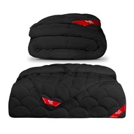 KOŁDRA CAŁOROCZNA ANTYALERGICZNA 160X200 CZARNA Z POLSKI CIEPŁA 4 PORY ROKU