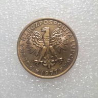 2 zł złote 1977, bardzo ładne,