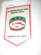 36 WYŚCIG POKOJU 1983 miasto etapowe PRIBRAM proporczyk