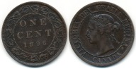 Kanada 1 Cent - 1896r ... Monety