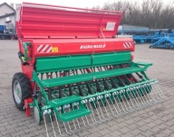 Siewnik zbożowy rzędowy AGRO-MASZ SR 2,5m 2,7m 3m redlice stopkowe