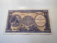 Kongo Belgijskie - 1000 franków - 1962