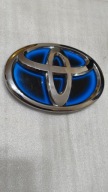 Emblemat Toyota Hybrid znaczek przód niebieski oryginał 14cm