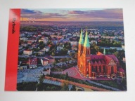 RYBNIK - Bazylika św Antoniego, panorama miasta - pocztówka