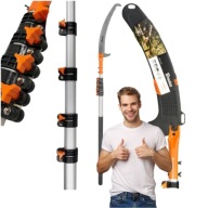 PIŁA TELESKOPOWA Z HAKIEM BRADAS 5,5M OSTRZE 360MM PODCINANIE DRZEW 5,5 MET