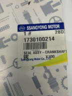 USZCZELNIACZ WAŁU KORBOWEGO SSANGYONG TIVOLI OE 1730100214