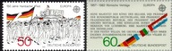 Niemcy 1982 Znaczki 1130-1 ** Europa CEPT Unia Europejska wydarzenia