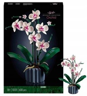 Klocki Kwiaty ORCHIDEA 608 Elementów PREZENT DLA NIEJ WALENTYNK