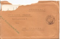 KOŃSK -CIESZYN -koperta + korespondencja -feldpost -obieg 1918 rok