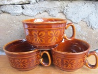 DUŻA Filiżanka_ WERINA KOKARDKI_Porcelit PRUSZKÓW PRL