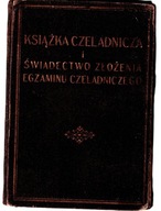Książka czeladnicza wydana przez Izbę Rzemieślniczą w Kielcach, w 1930 r.