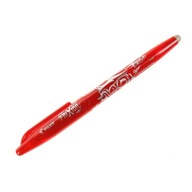 Pióro kulkowe CZERWONE z gumką PILOT FRIXION ball WYMAZYWALNE 0,7 mm. TANIO