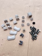 NISSAN X-TRAIL T32 ZAŚLEPKA UCHWYT PLASTIK WNĘTRZA PODSUFITKI ŚRUBY BLASZKI