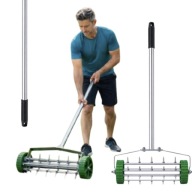 AERATOR WERTYKULATOR RĘCZNY DO TRAWY TRAWNIKA NA KÓKACH KOLCE PLUS TRZONEK