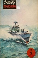 Model Kartonowy Kuter Torpedowy SZERSZEŃ Mały Modelarz 2/1985