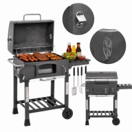 Grill węglowy Activa Mastercook Angular ruszt żeliwny 57,5 x 42,0 cm