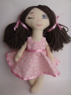 KLARA Lalka szmacianka rękodzieło