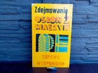 BLASZANA TABLICA PRL - Zdejmowanie OSŁON Z MASZYN surowo wzbronione