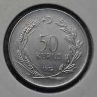 *TURCJA [0363]*50 Kurus (50 kuruszy) 1973 Lira turecka TURKIYE CUMHURIYETI
