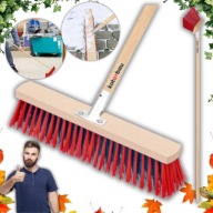 MIOTŁA RĘCZNA SZCZOTKA ULICÓWKA OGRODOWA DO ZAMIATANIA LIŚCI CHODNIKA 400MM