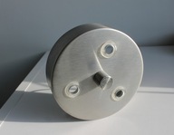 PODSUFITKA 3 OTWORY MASKOWNICA ROZETA SUFITOWA PUSZKA DO LAMPY 10x3 cm