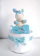 Tort z pampersów, prezent dla noworodka, witaj na świecie narodziny dziecka