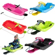 SANKI PLASTIKOWE DLA DZIECI Z KIEROWNICĄ ŚLIZG Z HAMULCEM BOBSLEJ MARMAT