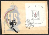 *FDC ROCZNIK 1962 Fi bl 30 kas. MISTRZOSTWA ŚWIATA